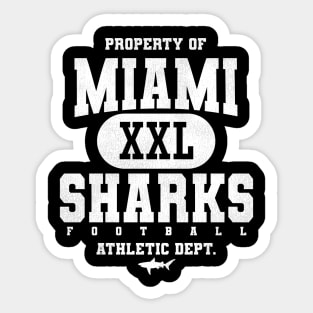 MIAMI SHARKS Football XXL Sticker